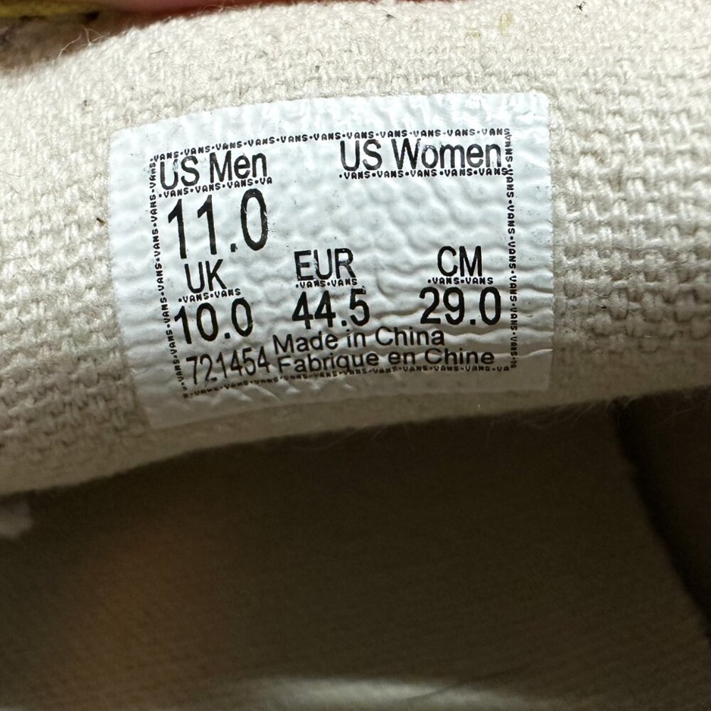 Vans - Purple Suede and Multi-Colored Checkerboard Slip On - Men's Size 11 - Picture 8 of 11